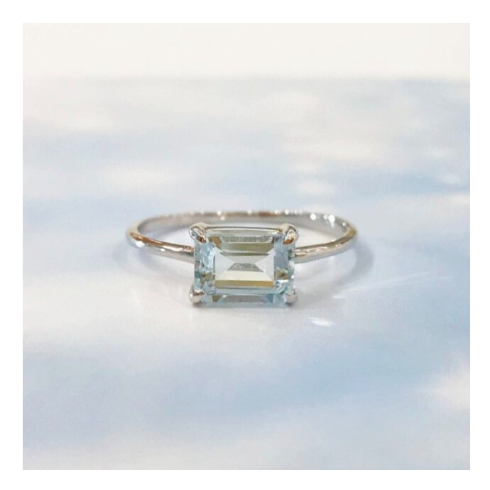 3月誕生石☆アクアマリンリング