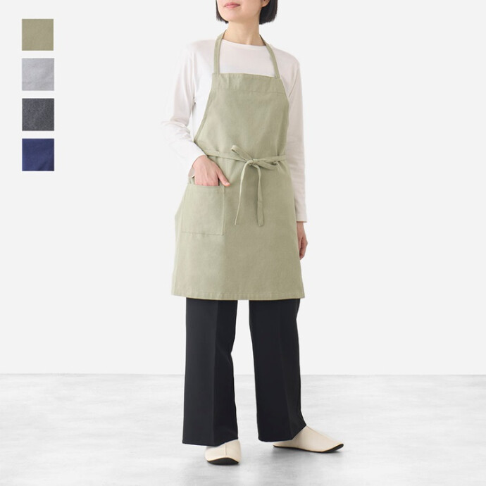 リサイクル糸で作ったエプロン