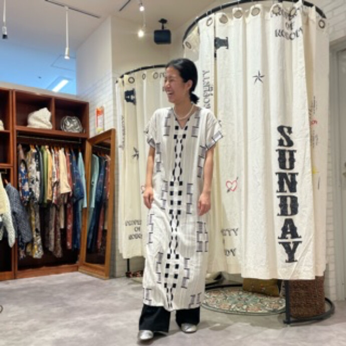 EMBROIDERY MAXI DRESS