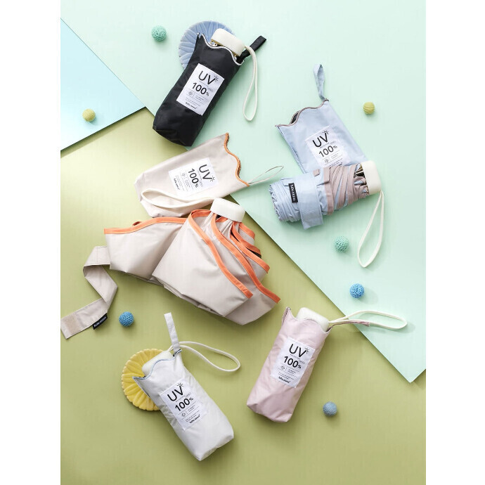 UVカット・遮光率100％！コンパクトで持ち運びしやすい折り畳み日傘★