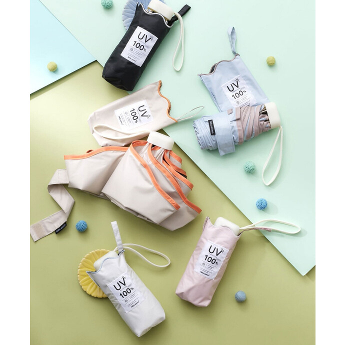 UVカット・遮光率100％！コンパクトで持ち運びしやすい折り畳み日傘★