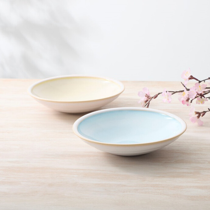 【萩焼】わた雲深鉢 21.5cm