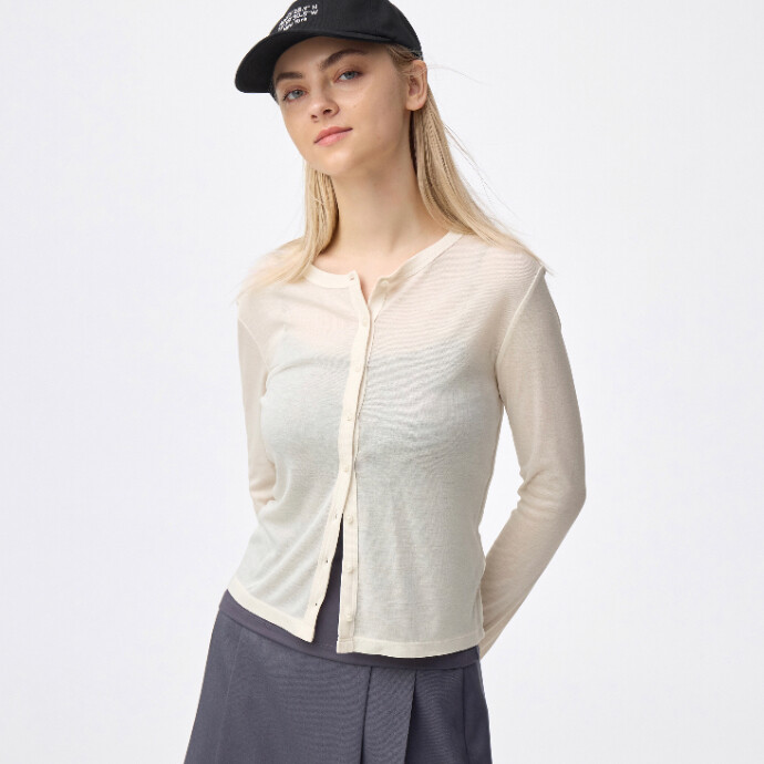 ソフトシアーカーディガンQ