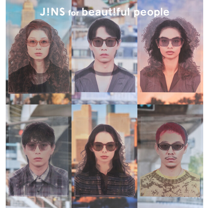 JINS for beautiful people コラボサングラス第2弾発売！