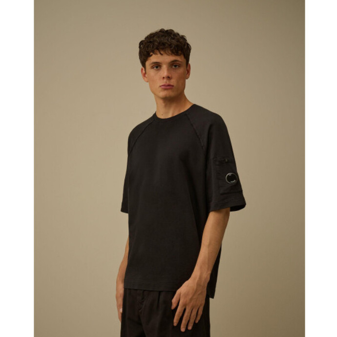 【C.P.COMPANY】SS026 COLLECTION＿Light Fleece Short Sleeve Sweatshirt