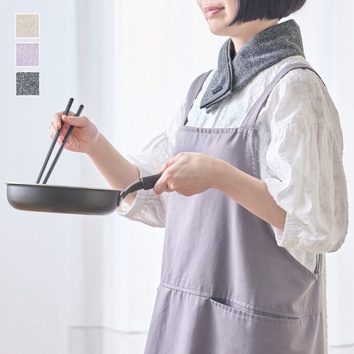 触ると冷たいネックタオル 凍らない保冷剤付 8×65cm