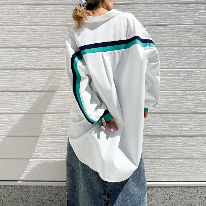 【新色】ヨークリブドッキングシャツ