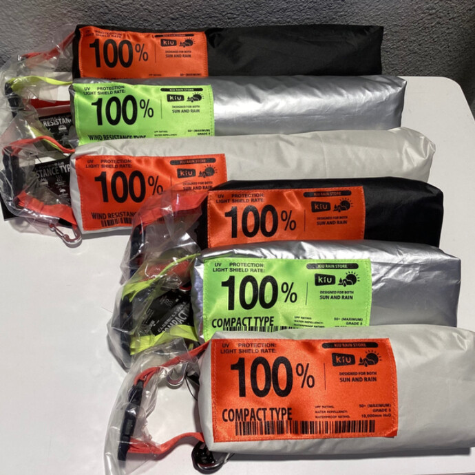 【最強の日傘】KiU（キウ）100%完全遮光シリーズ入荷！