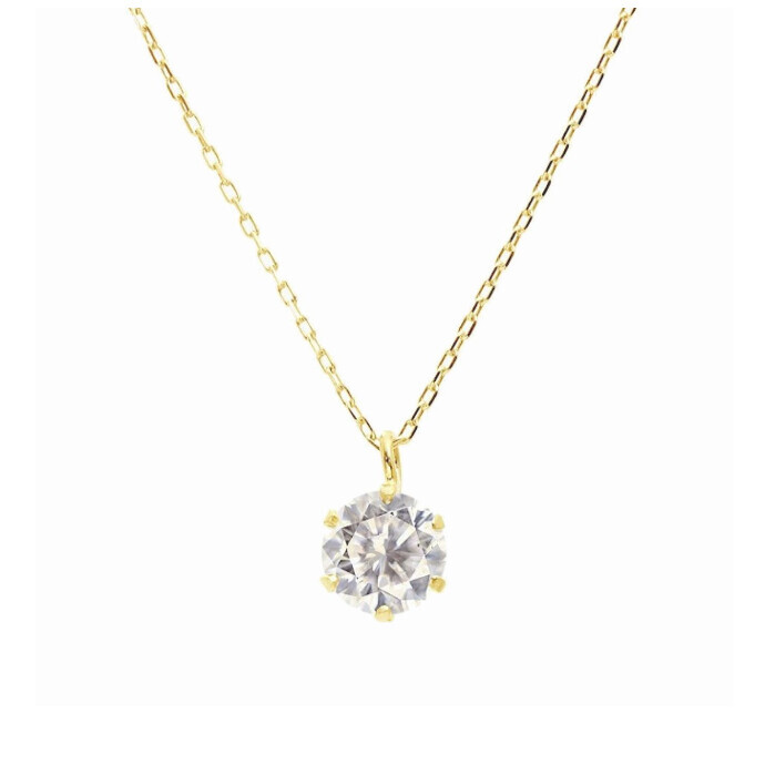 ダイヤモンド1粒ネックレス