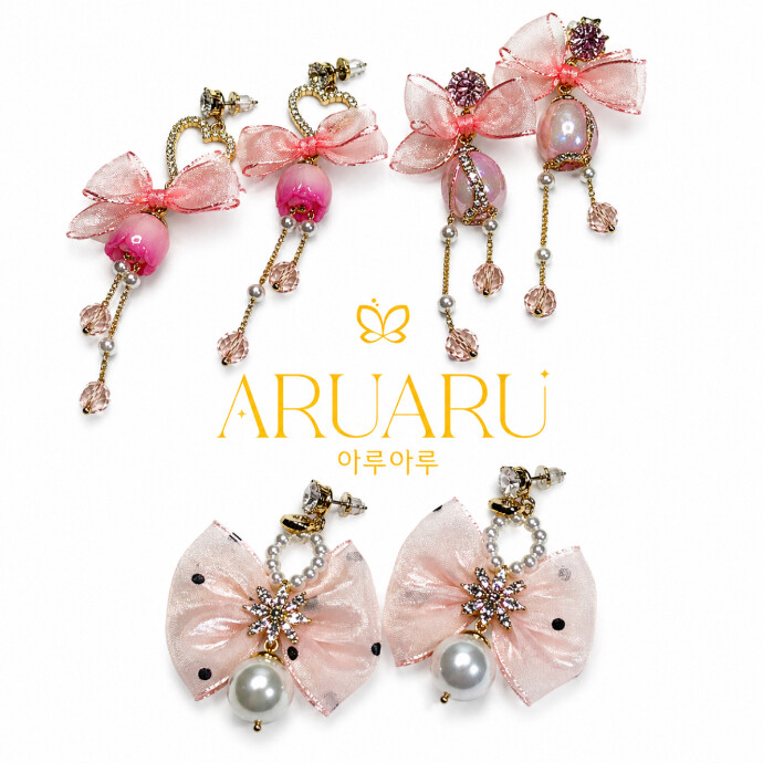 韓国アクセサリーARUARU🦋ハンドメイドピアス