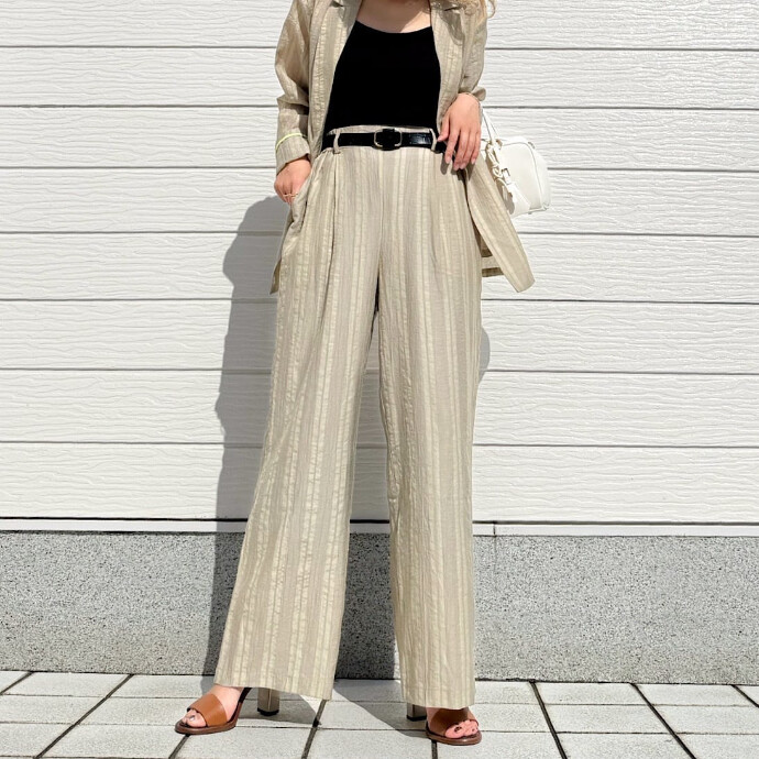 【セットアップ対応】ストレートリラックスパンツ
