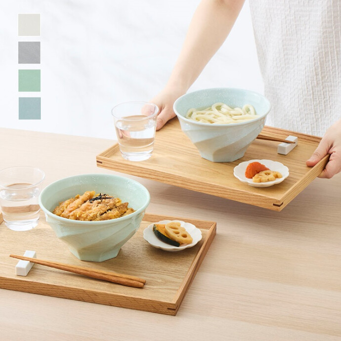 【美濃焼】ねじり丼 16cm