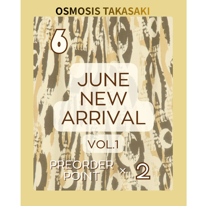 JUNE VOL.1 ⁡ PRE ORDER POINT × 2!!