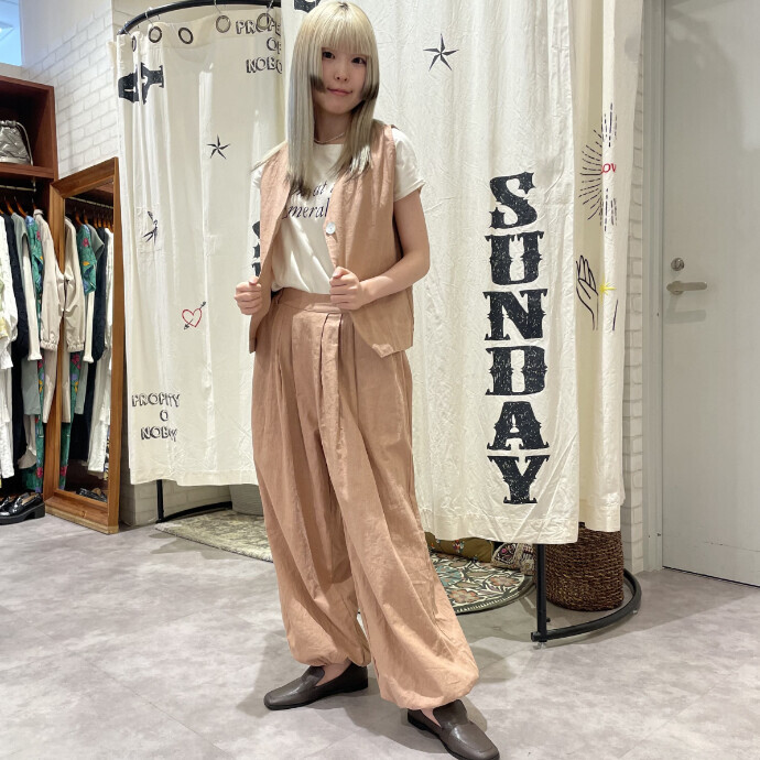 LINEN 2WAY VEST