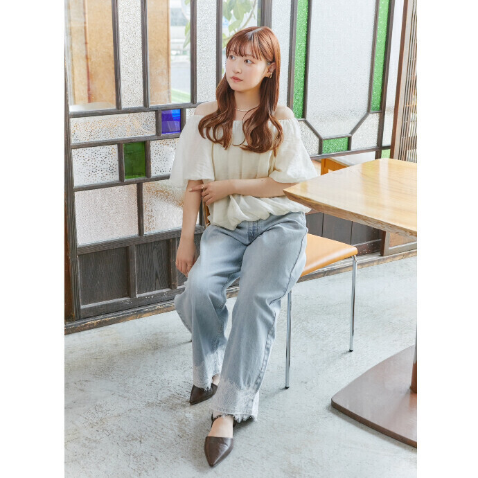 【限定発売】バルーンブラウス【more+me】