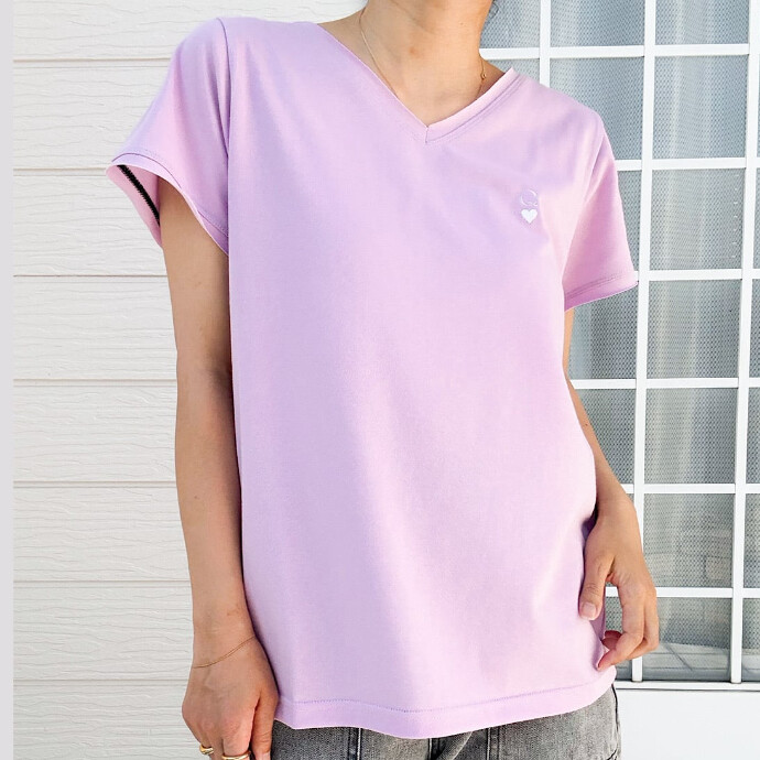 Airlyポイント刺繍デイリーT
