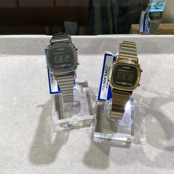 レトロで可愛い「CASIO」のミニマルウォッチが入荷！