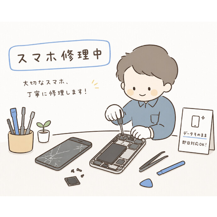 スマホでお困りの方はぜひお立ち寄りください！