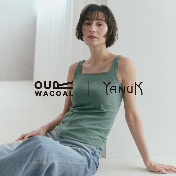 カップインウエアブランドのOUR WACOALとの コラボレーショントップス発売！