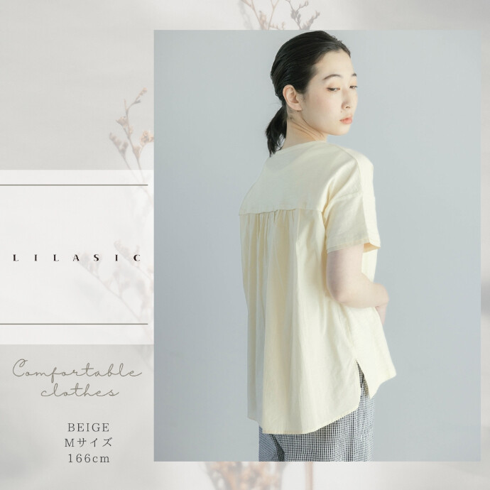 リラシク/ノースオブジェクト/天竺コットンで涼しい素材のTシャツ