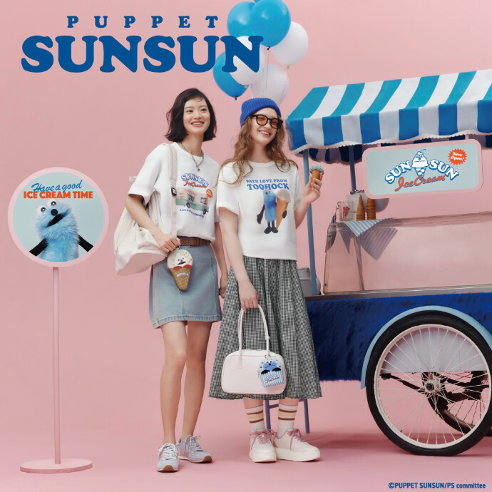 大人気「パペットスンスン」とのコラボレーション。6/19(金)販売開始