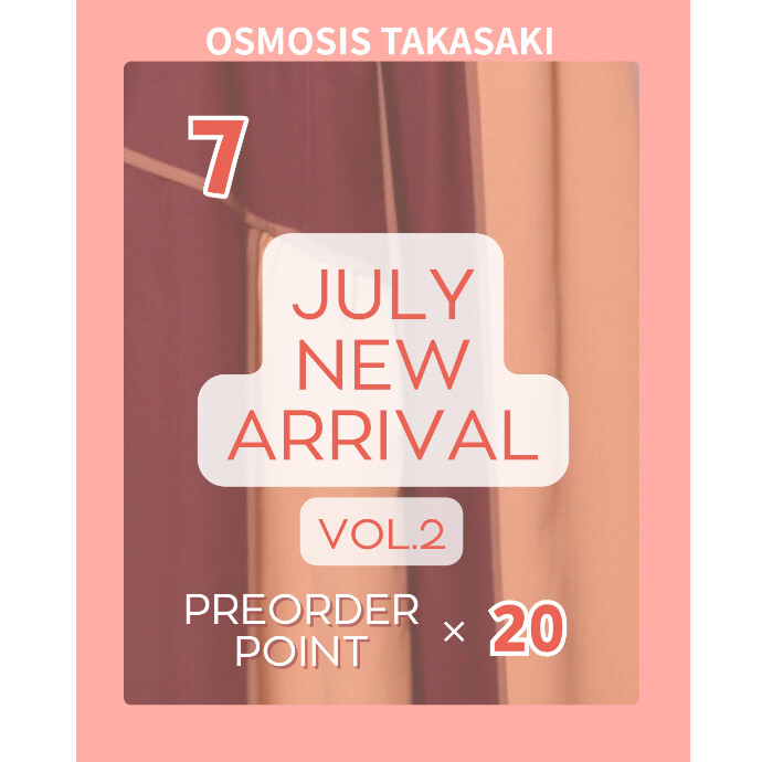 PRE ORDER JULY VOL.2