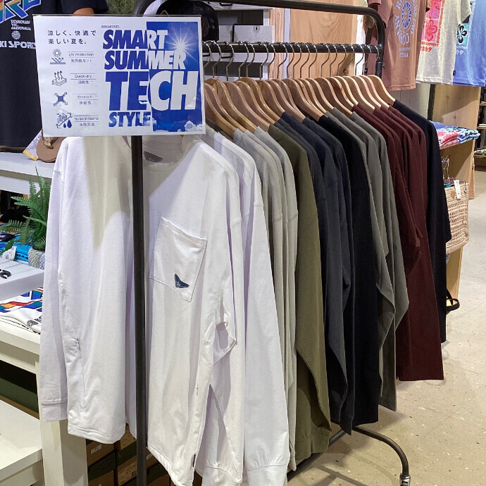 【SMART SUMMER TECH STYLE】夏を快適にする高機能ウェア入荷！