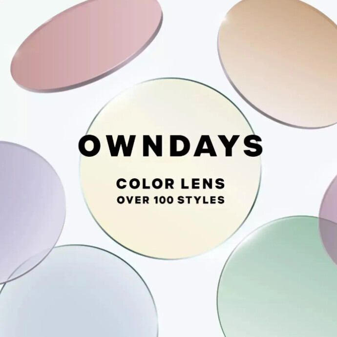 OWNDAYSのCOLOR LENSで夏を彩ろう! ~OVER 100 STYLES~