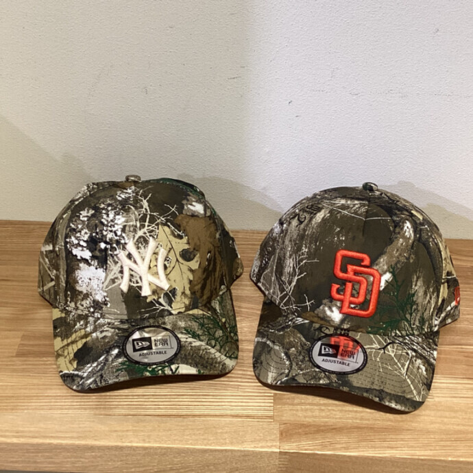 【新入荷】🧢NEW ERA（ニューエラ）からリアルツリーカモ柄の新作キャップが登場！✨