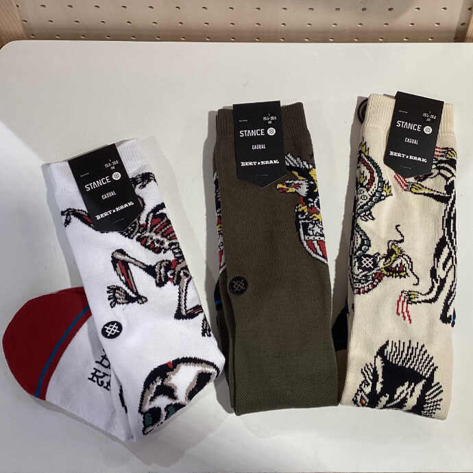🧦 タトゥーアーティスト BERT KRAK コラボ！STANCE新作ソックス登場🛹