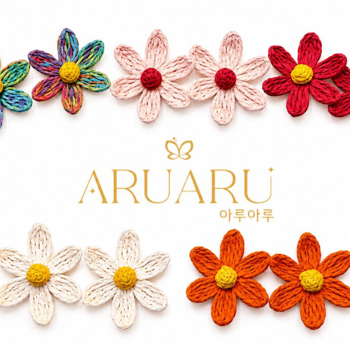 夏におすすめ🌞フラワーピアス🌼
