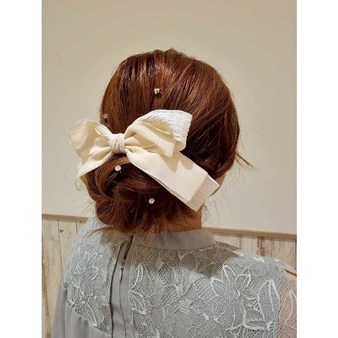 リボンヘアアレンジ🎀