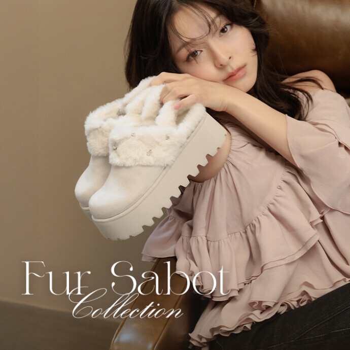 【RANDA（ランダ）】季節の境目を楽しむための1足 “Fur Sabot Collection”が8月より順次登場。①