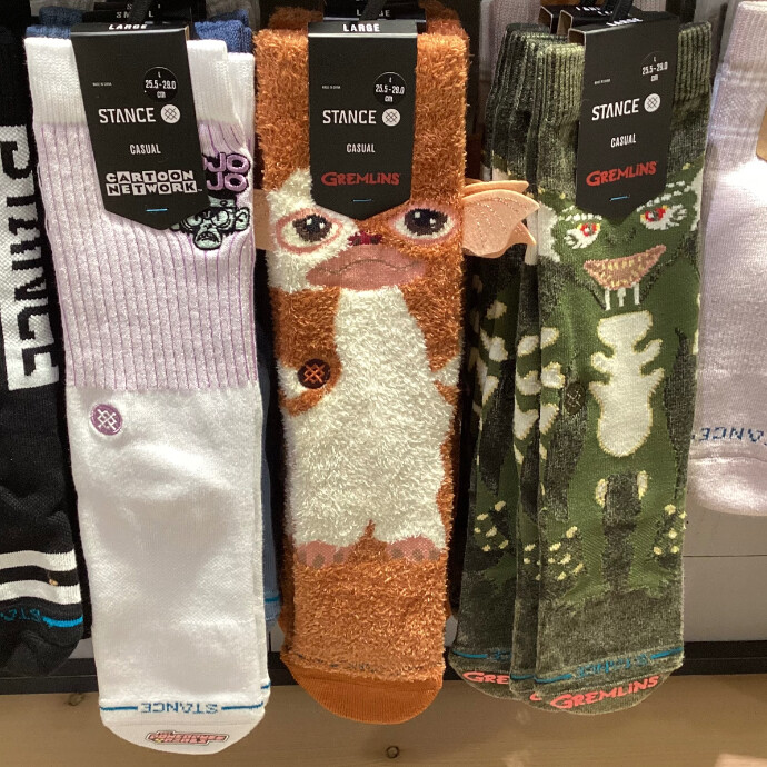 【STANCE】グレムリン ＆ カートゥーン ネットワーク コラボソックス入荷！