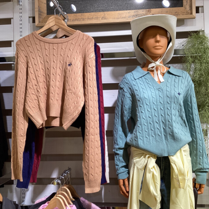 【POLO CLUB】秋冬の主役！ケーブルニット入荷しました！