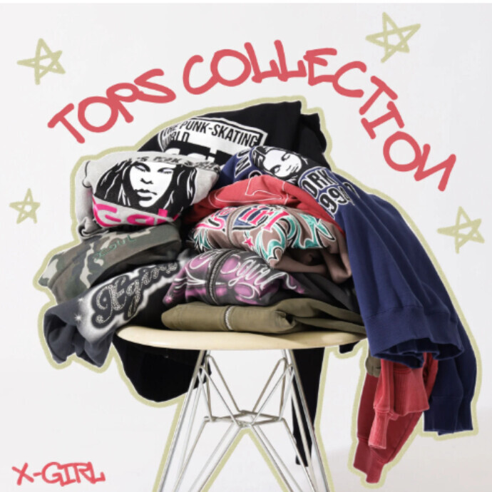 X-girl SWEAT COLLECTON