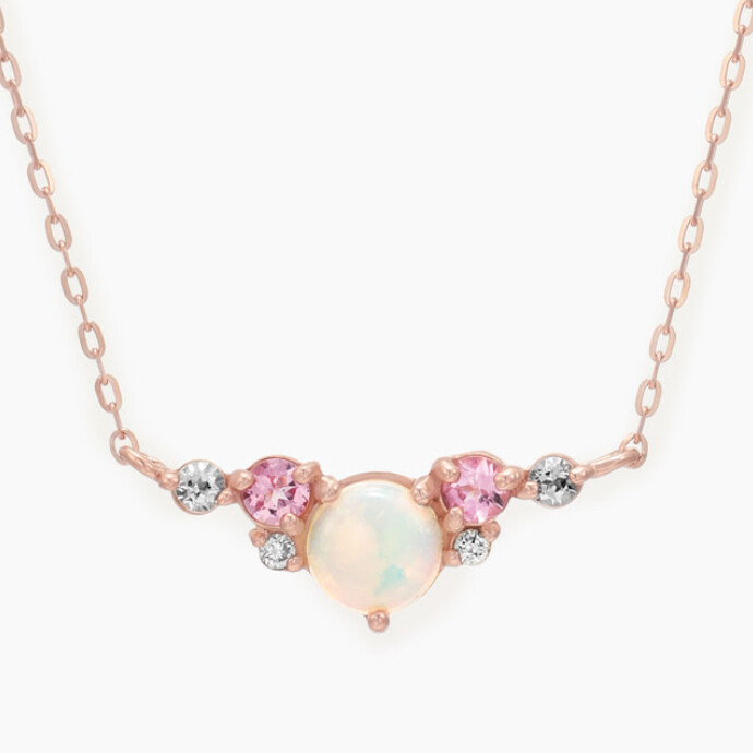 【10月の誕生石✨】ギフトにおすすめのオパールネックレス