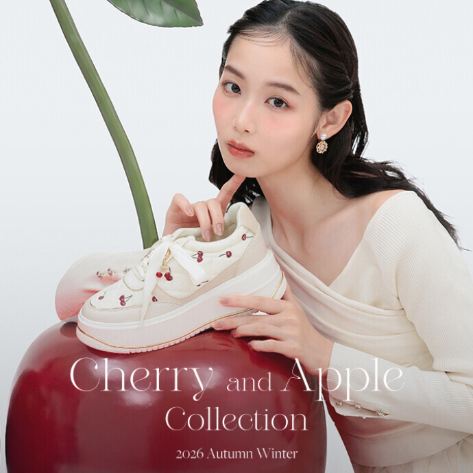 【RANDA（ランダ）】秋の装いに、さりげなく甘い彩りを。 “Cherry and Apple Collection”〈10月16日（金）発売予定〉🍒🍎