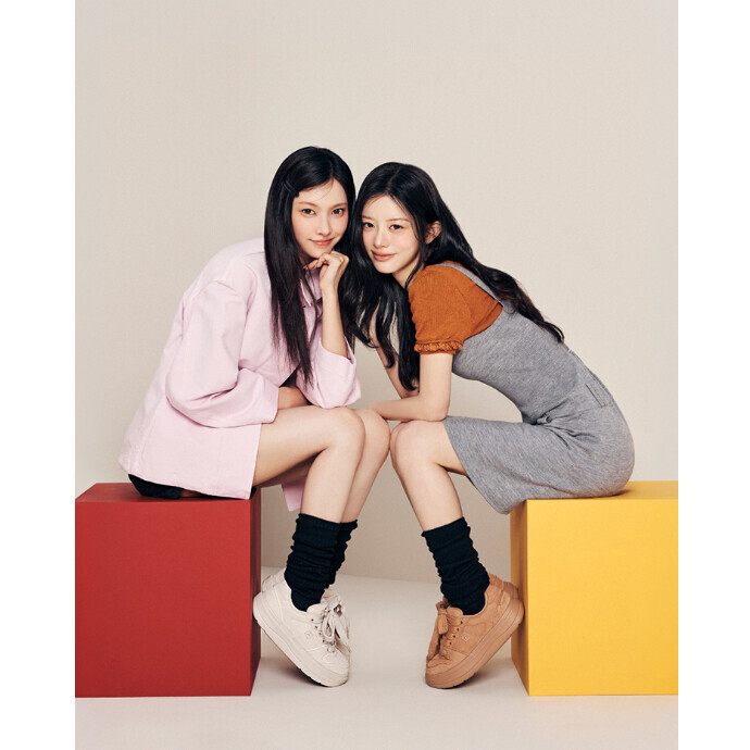 「ILLIT」が履きこなす、秋冬スタイルにぴったりな「RULZ 4 LJ」｜フィラ FILA