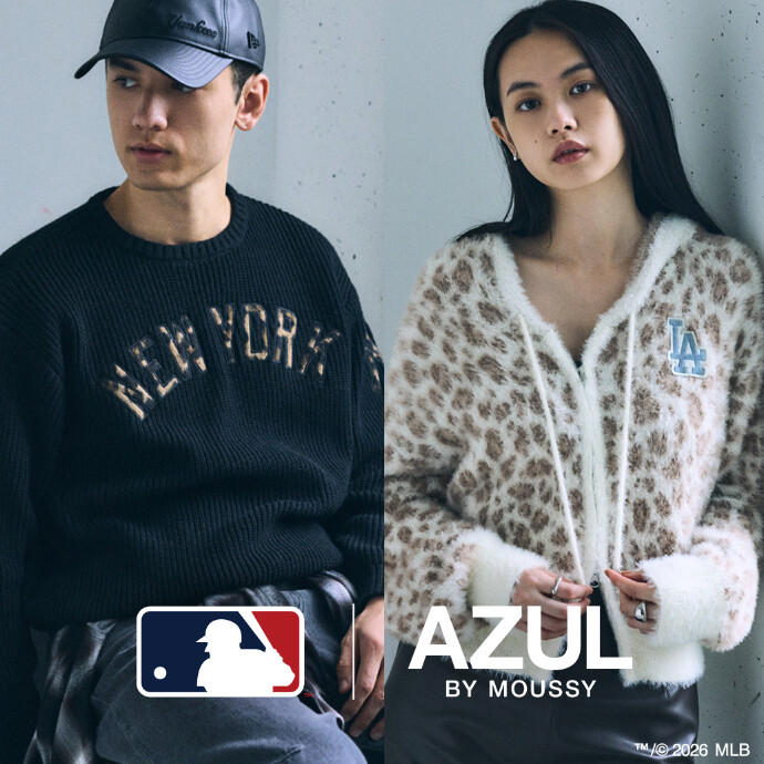 MLB × AZUL BY MOUSSY　コラボレーション発売！！