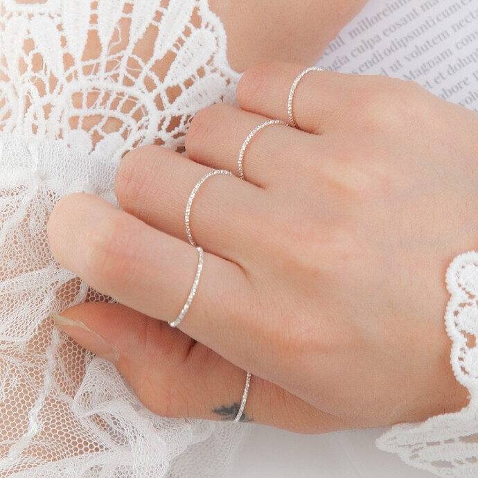レイヤードリング人気サイズ再入荷しました💍