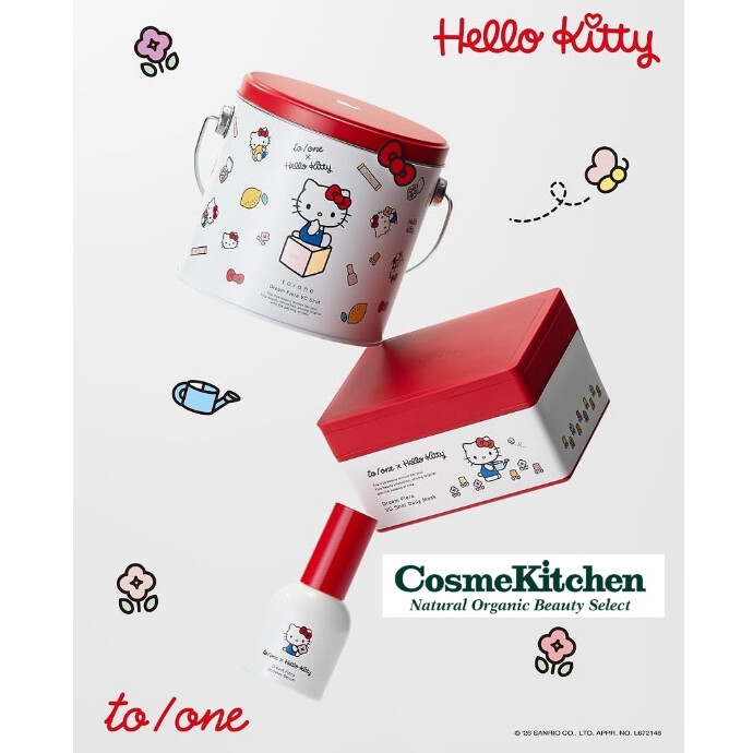 10/23〜限定発売【to/one】Hello Kitty Skin Care Collection