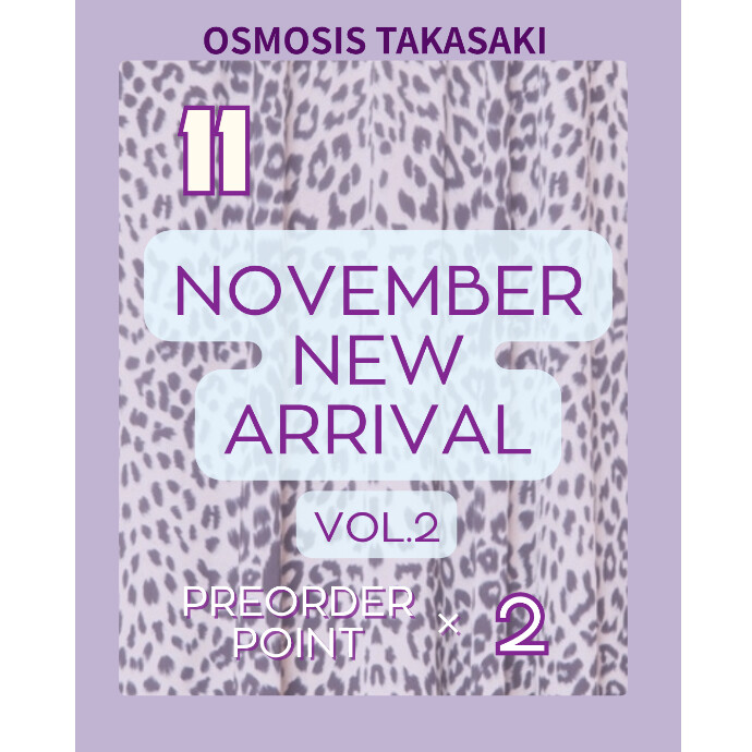 NOVEMBER VOL.2 ⁡ PRE ORDER POINT × 2!!