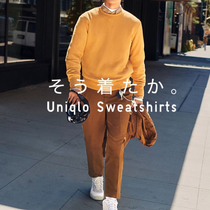 《《MEN★UNIQLO SWEAT COLLECTION》》