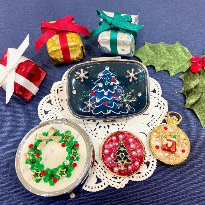 ☆クリスマスレジン教室開催☆