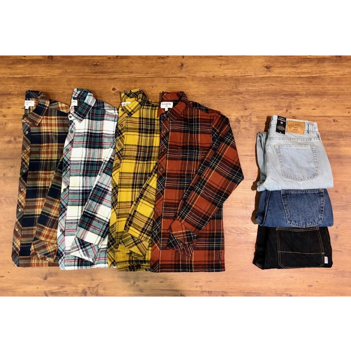 Billabong メンズチェックシャツ ショップニュース 那覇オーパ