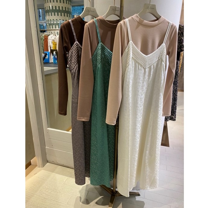 ジャガードキャミワンピースセット ショップニュース 心斎橋オーパ