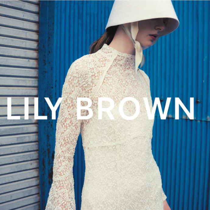 Lily Brown ベルト付 チュニック オフホワイト