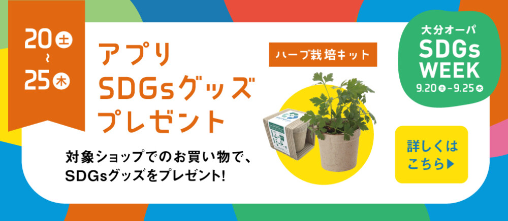 アプリSDGsグッズプレゼント
