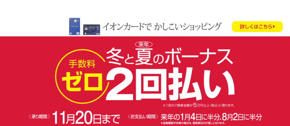 イオンカードでかしこいショッピング